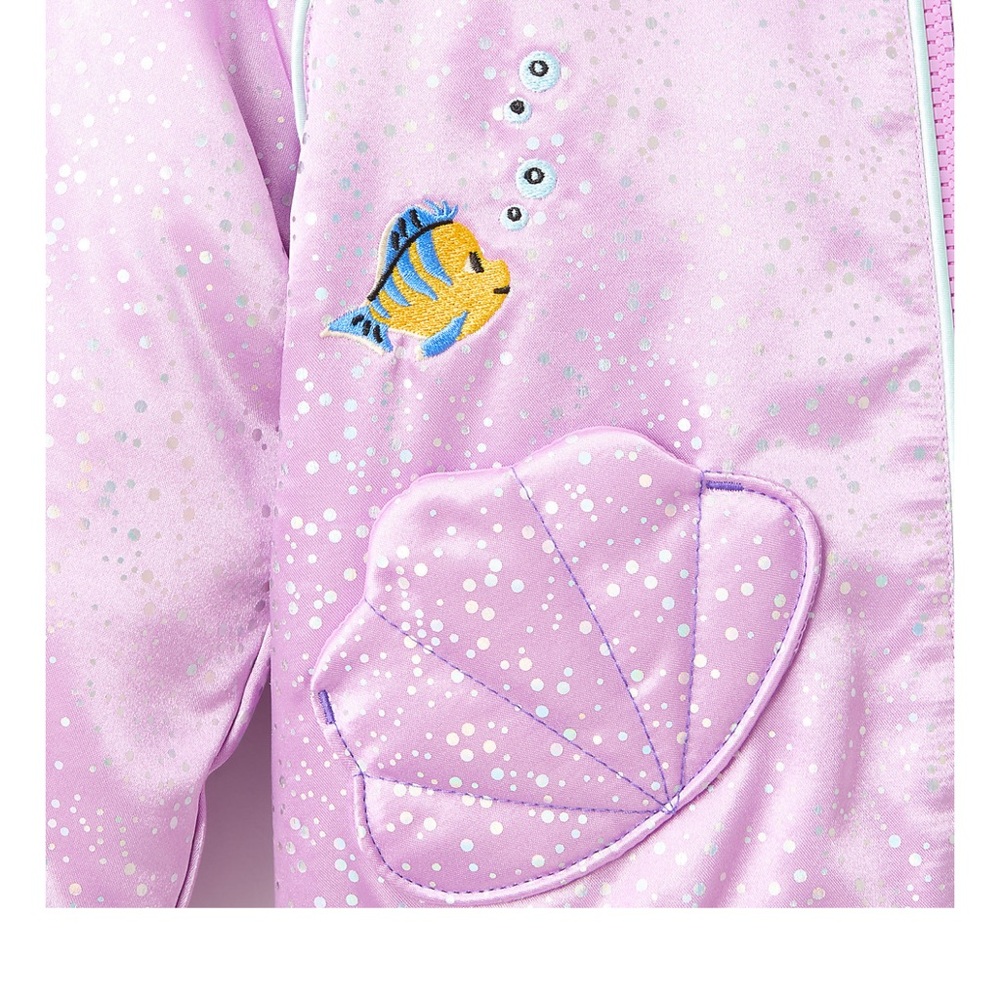 NWT The Little Mermaid Bomber Jacket for Girl size 7/8 - Picture 4 of 4